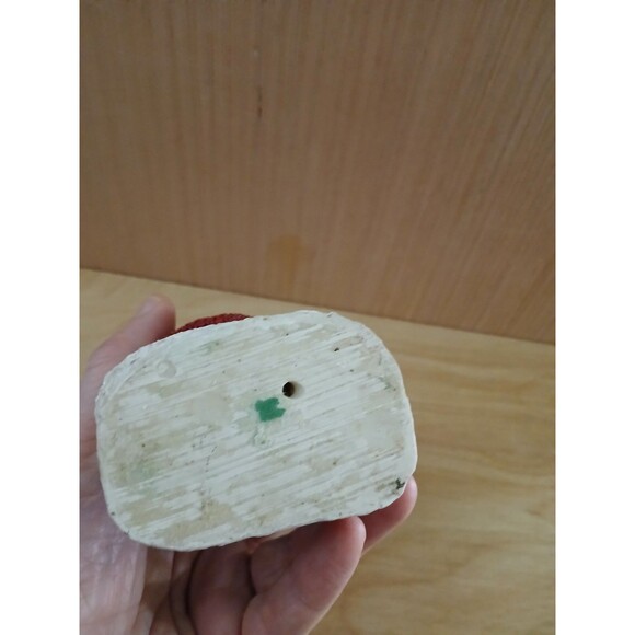 Santa Claus Christmas Figurine Holding Teddy Bear & Lantern Holiday Decoration - Picture 7 of 9